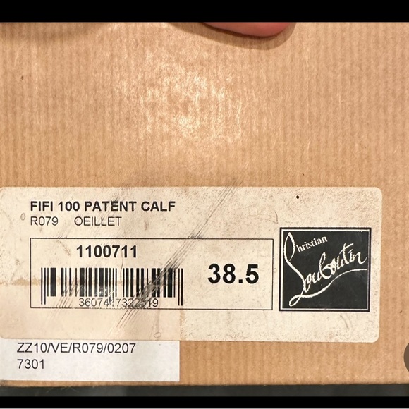 Christian Louboutin Fifi 100 Red US size 8 - Picture 2 of 6